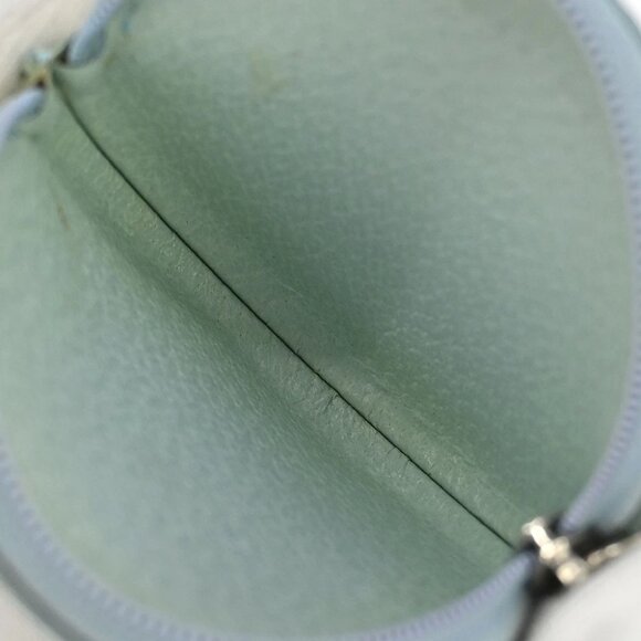 Bvlgari Light Blue Leather Coin Case Wallet LIMEET 166421 - Picture 5 of 7